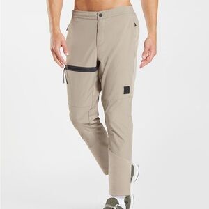 Gymshark Retake Woven Joggers in Cement Brown Men’s Size Small